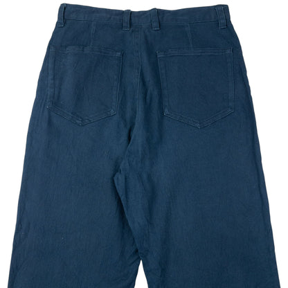 Vintage 2000s Issey Miyake High Waisted Trousers Size W26 | W26, Navy
