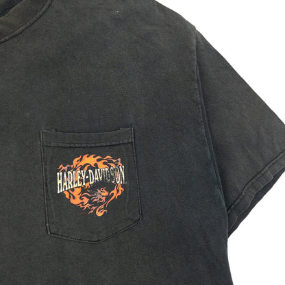 Vintage 2000s Harley Davidson Graphic T Shirt Size XL | XL, Grey