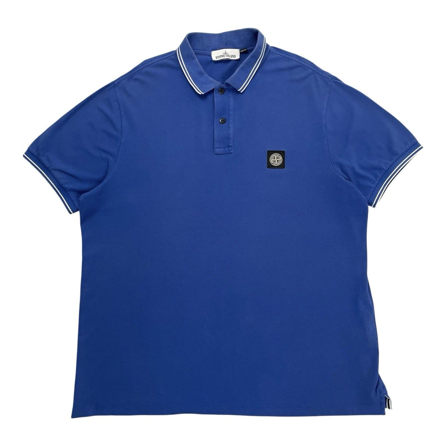 Stone Island Polo Shirt, Size 3XL | Stone island, Blue