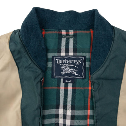 Vintage 90s Burberry Nova Check Lined Cropped Jacket Womens Size S | Small, Beige