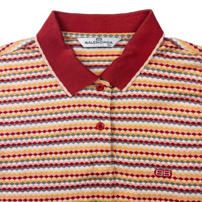 Vintage Balenciaga Long Sleeve Polo Shirt Womens Size S