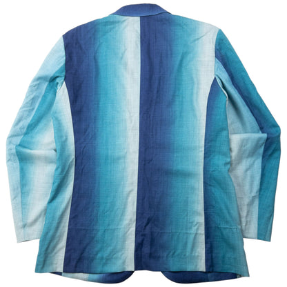 Vintage 2000s Issey Miyake MEN Gradient Jacket & Trousers Suit Set Size XL | O/S, Blue