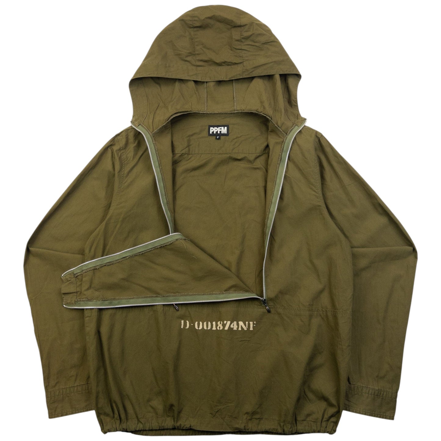 Vintage 2000s PPFM Double Zip Lightweight Pullover Jacket Size XS | XS, Green