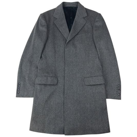 Vintage 90s Gucci Longline Wool Jacket Size M | Medium, Grey