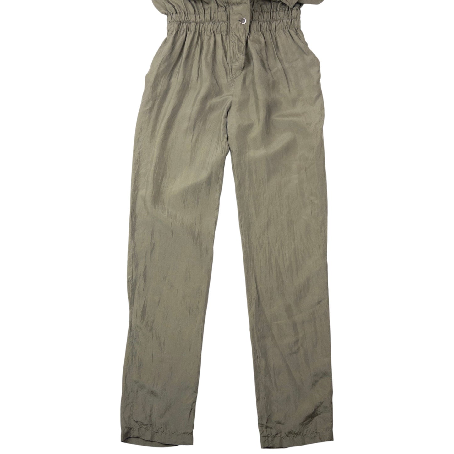 Vintage 2000s Gucci By Tom Ford Silk Jumpsuit Womens Size L | Large, Grey