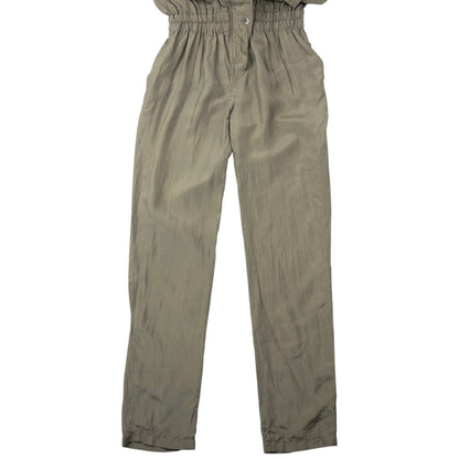 Vintage 2000s Gucci By Tom Ford Silk Jumpsuit Womens Size L | Large, Grey