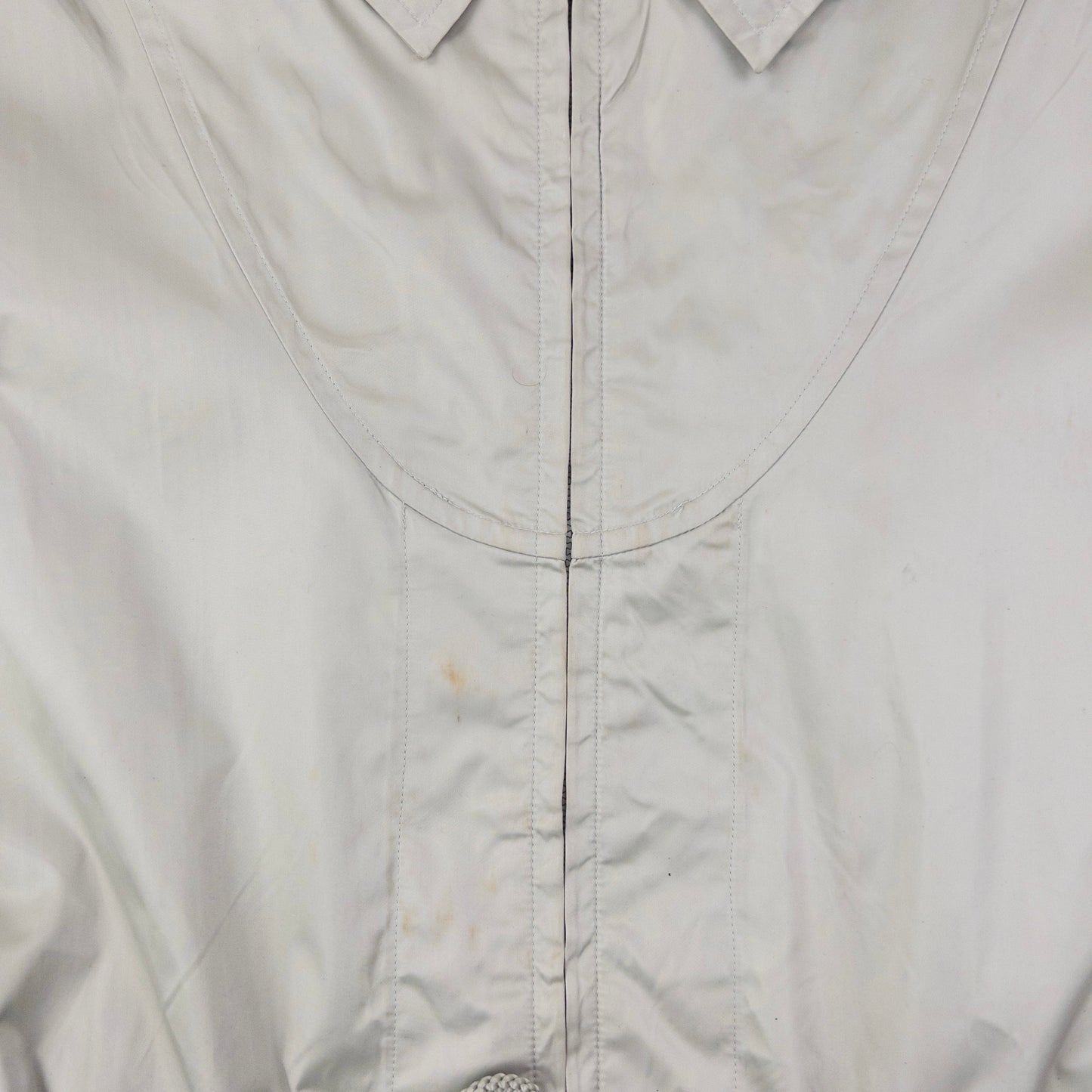 Vintage 90s Issey Miyake Windcoat Zip Up Rain Jacket Size L | Large, Grey