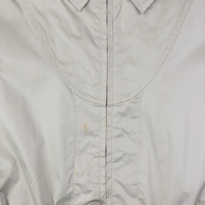 Vintage 90s Issey Miyake Windcoat Zip Up Rain Jacket Size L | Large, Grey