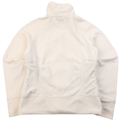 Vintage 90s Oakley Zip Up Fleece Jacket Womens Size M | Medium, Cream