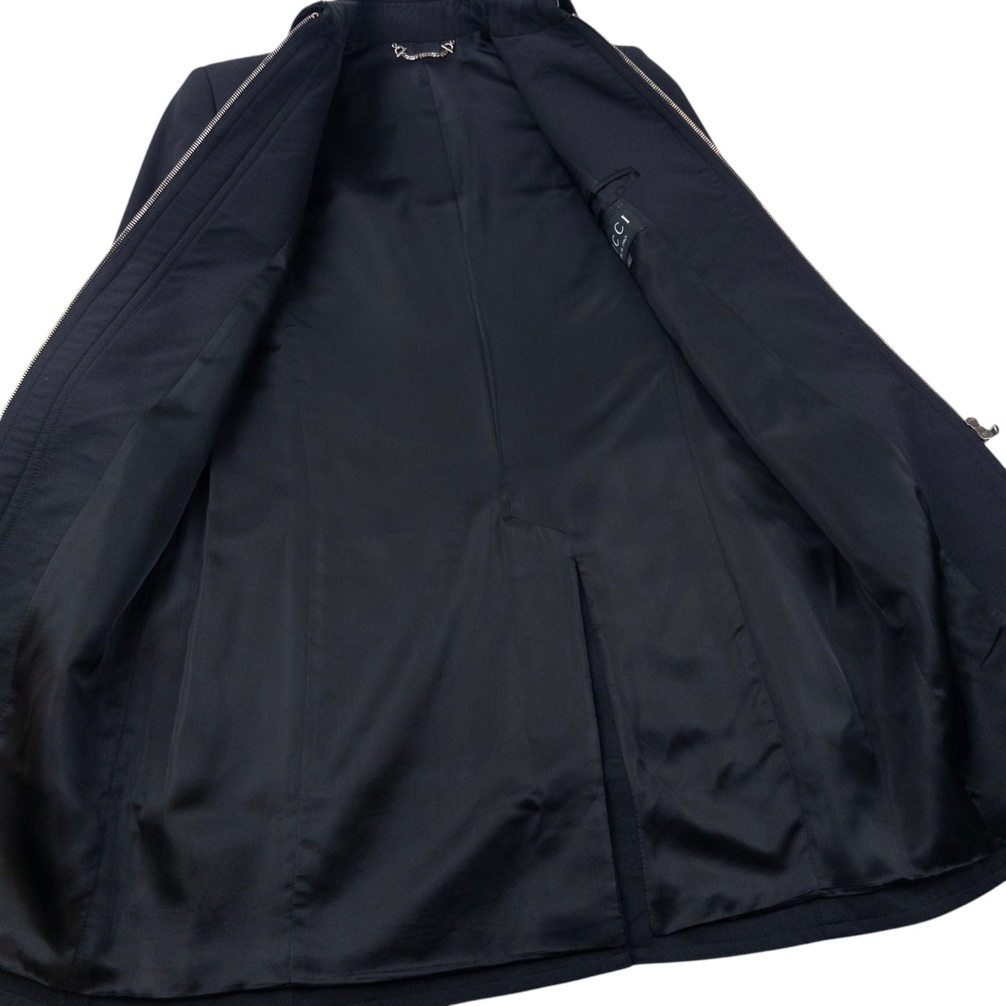 Vintage 90s Gucci By Tom Ford Zip Up Longline Jacket Womens Size M