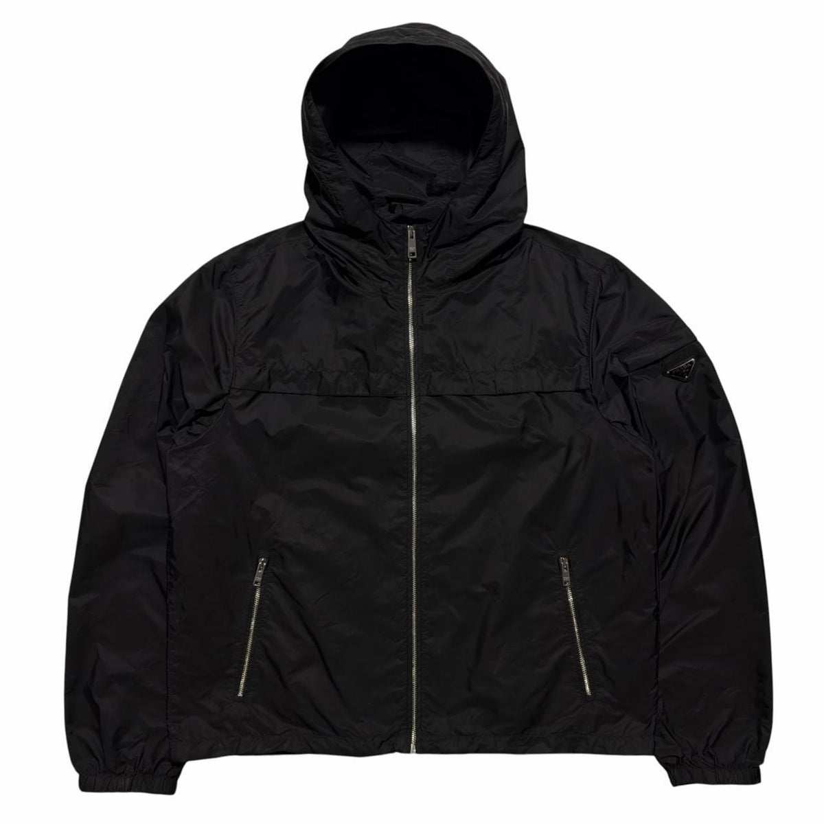 Prada Nylon Windbreaker Jacket | XXL, Black