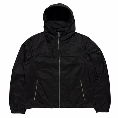 Prada Nylon Windbreaker Jacket | XXL, Black