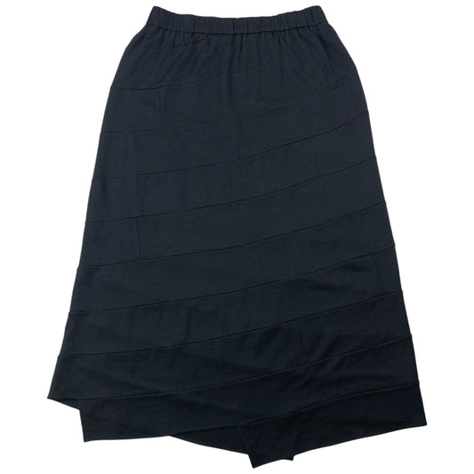 Vintage 90s Issey Miyake Asymmetric Skirt Womens Size L | Large, Black