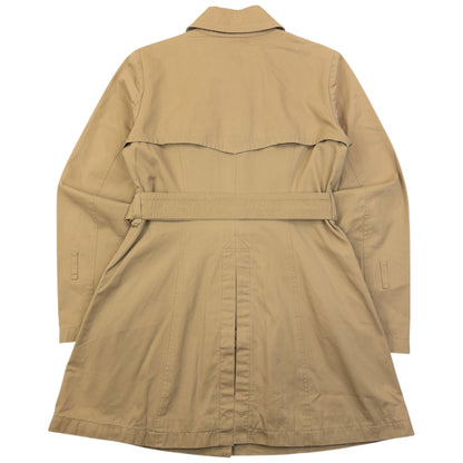 Vintage 2000s Burberry Blue Label Nova Check Lined Trench Jacket Womens Size S | Small, Beige