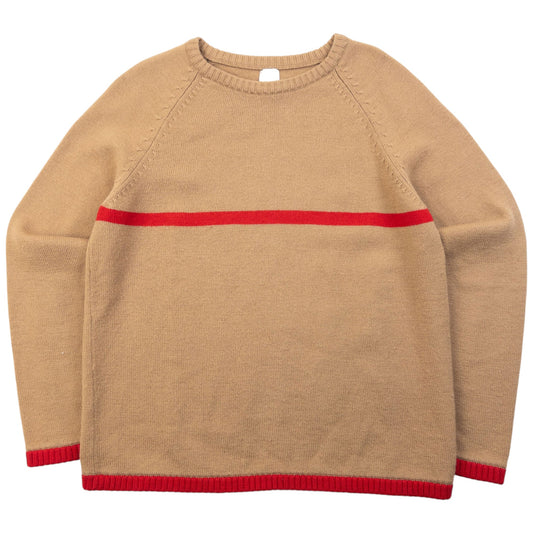 Vintage 90s Yohji Yamamoto D'Urban A.A.R Wool Knit Jumper Womens Size M | Medium, Beige