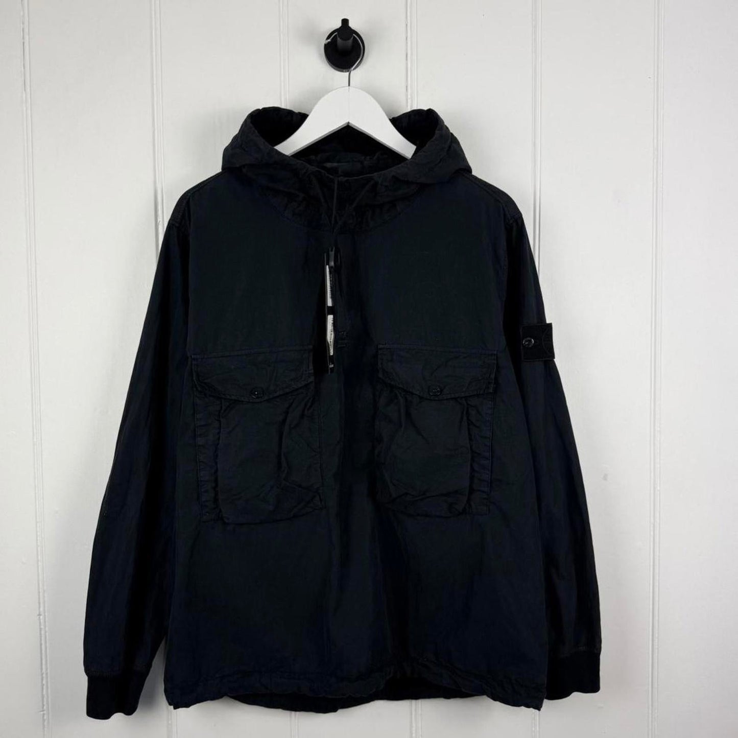 Stone Island Ghost Piece Cotton Smock Jacket (M) | Medium, Red
