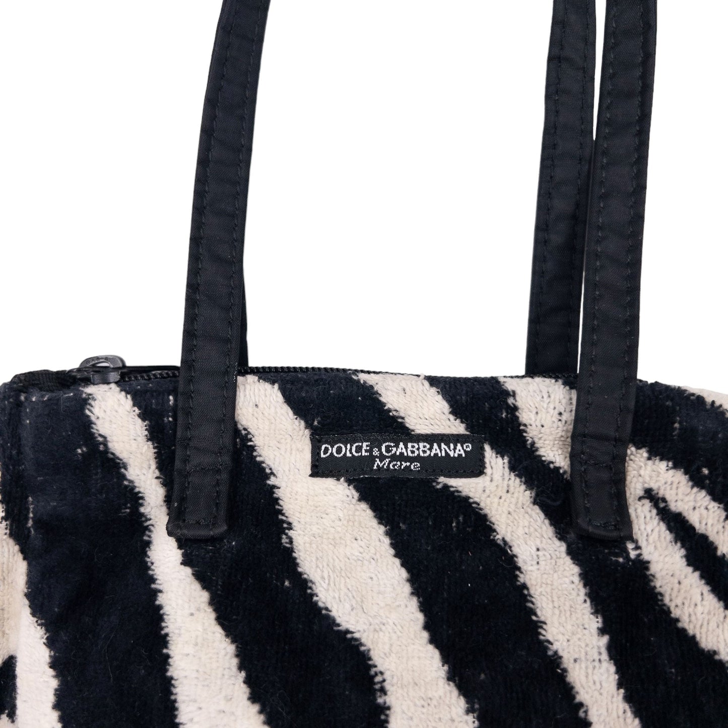 Vintage Dolce & Gabbana Zebra Pattern Handbag