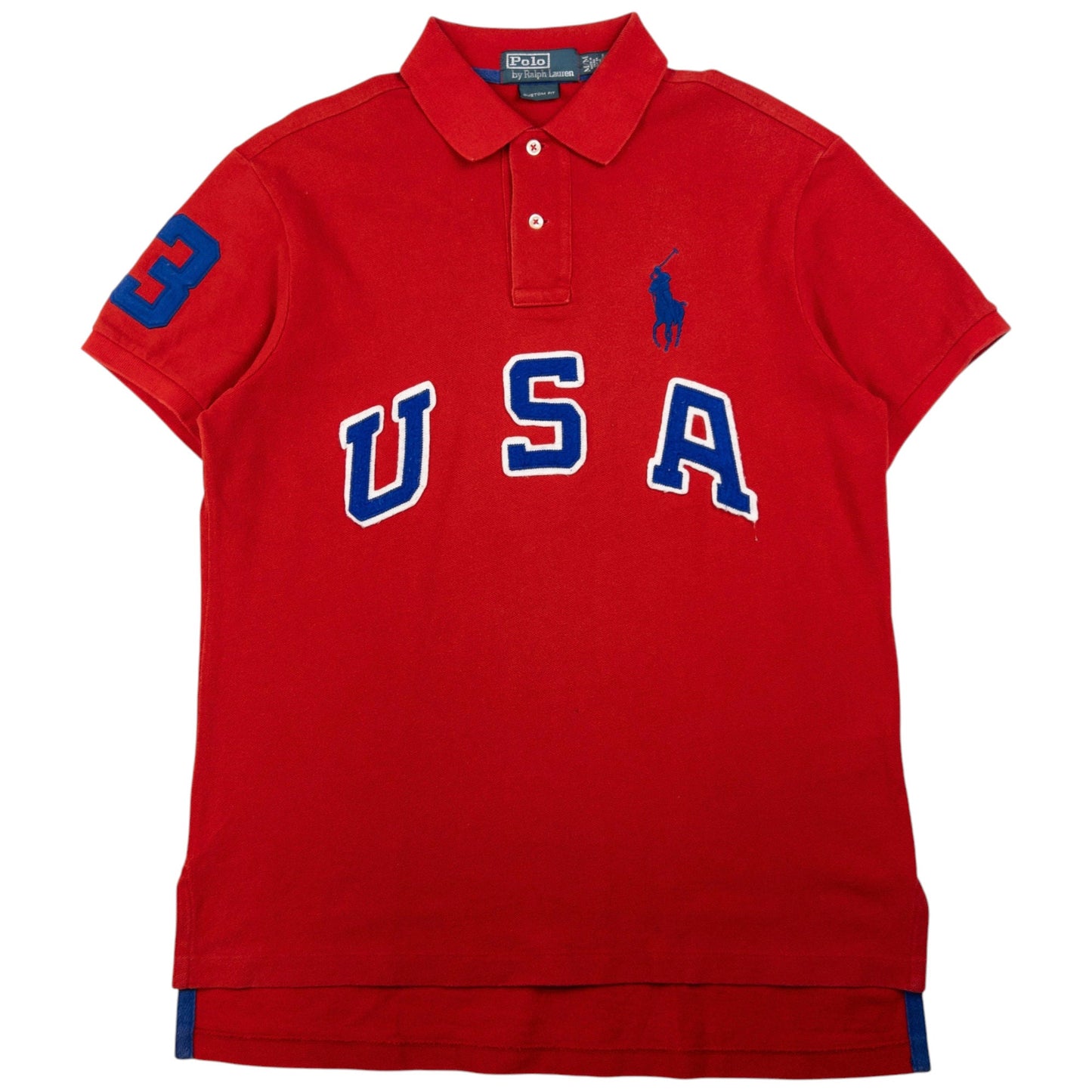 Vintage Polo Ralph Lauren USA Polo Shirt Size M
