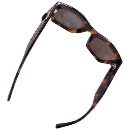 Vintage 2000s Versace Tortoise Shell Sunglasses | O/S, Brown