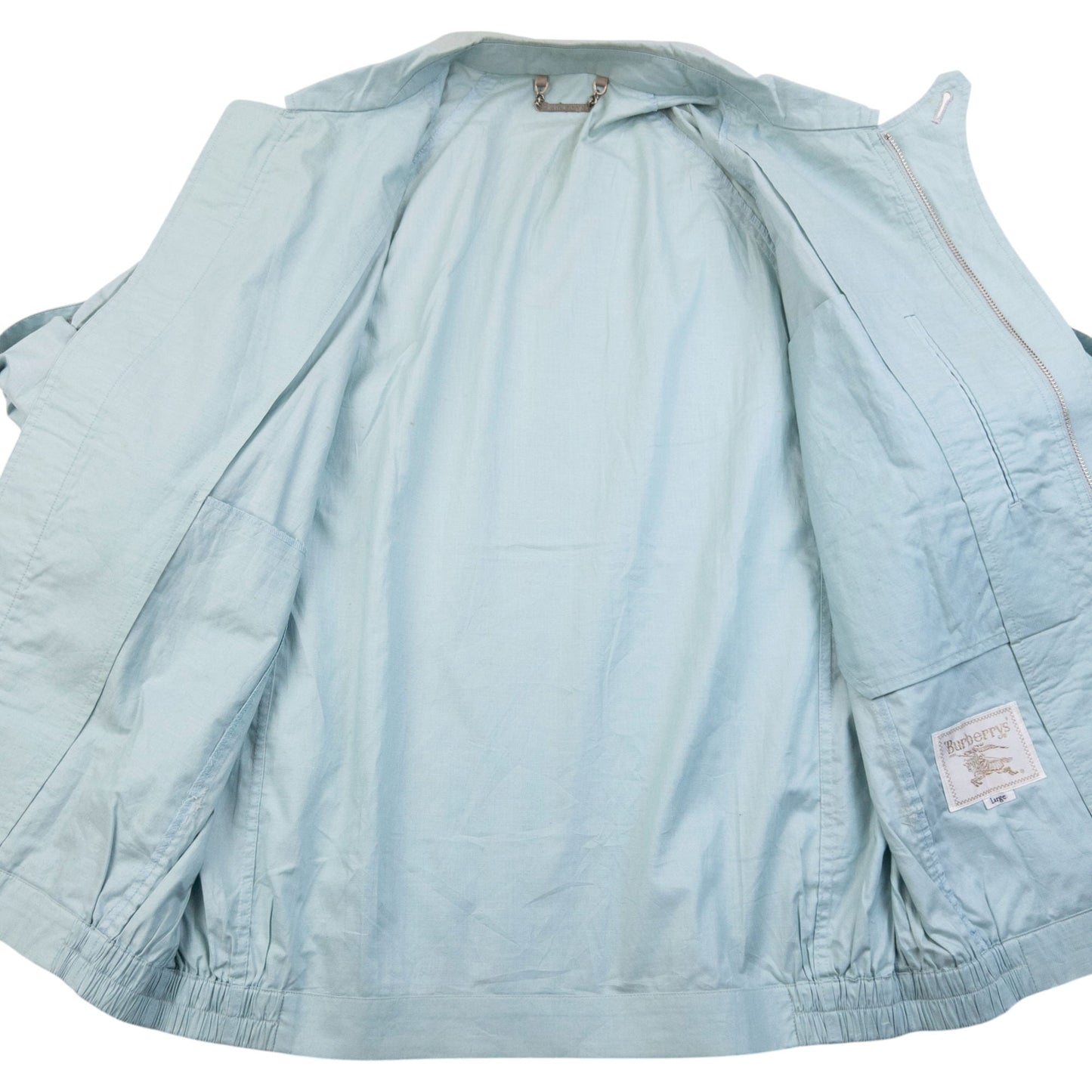 Vintage 90s Burberry Roll-Up Sleeve Jacket Size XS | XS, Multicoloured