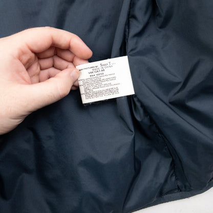 Vintage Armani Jeans Button Up Puffer Jacket Size L