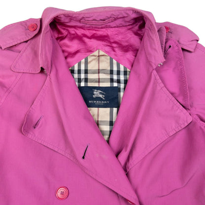 Vintage Burberry Trench Coat Jacket Womens Size M