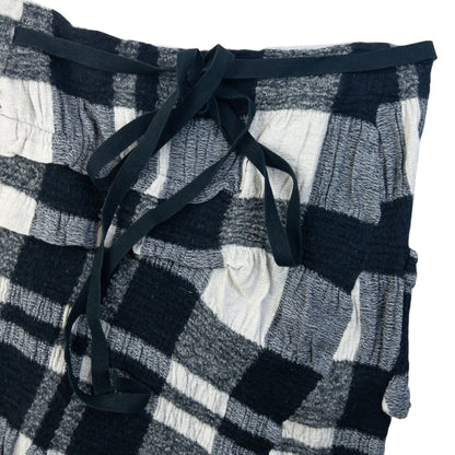Vintage 90s Plantation By Issey Miyake Checkered Wrap Skirt Womens Size W32 | W32, Multicoloured