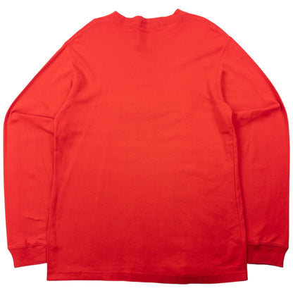 Vintage 90s Burberry Embroidered Teddy Bear Long Sleeve T Shirt Size M