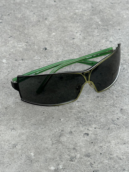 Versave Versus 2000s Semi Rimless Logo Sunglasses