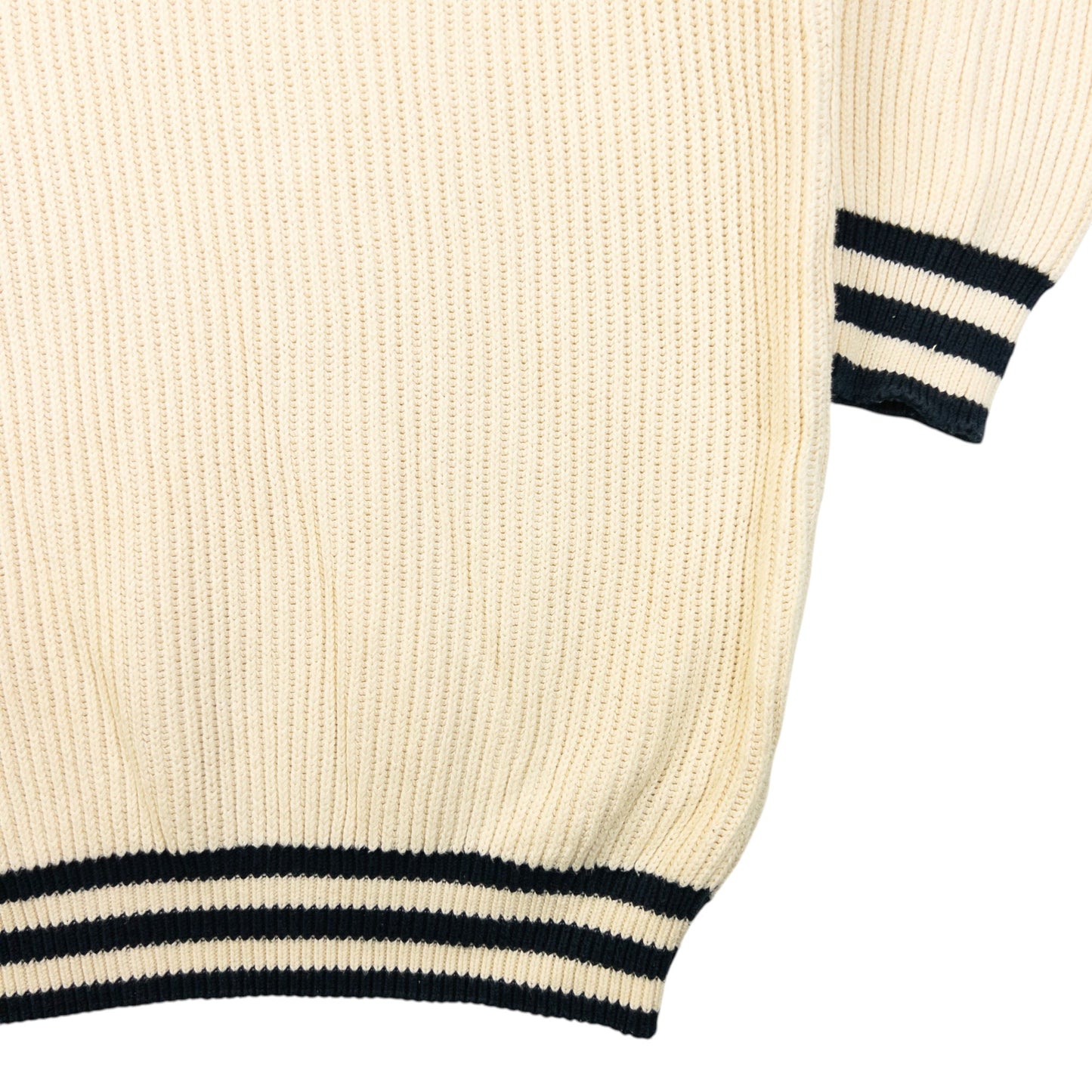 Vintage 90s Burberry Ribbed Knit Jumper Size S | Small, Multicoloured