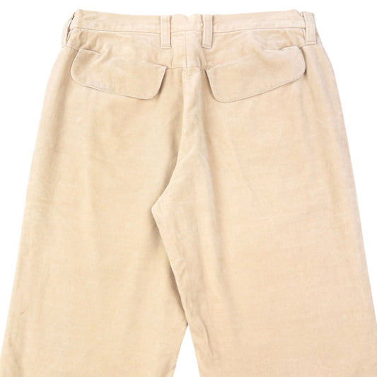 Vintage 2000s Issey Miyake Fete Corduroy Trousers Size W27 | W27, Cream