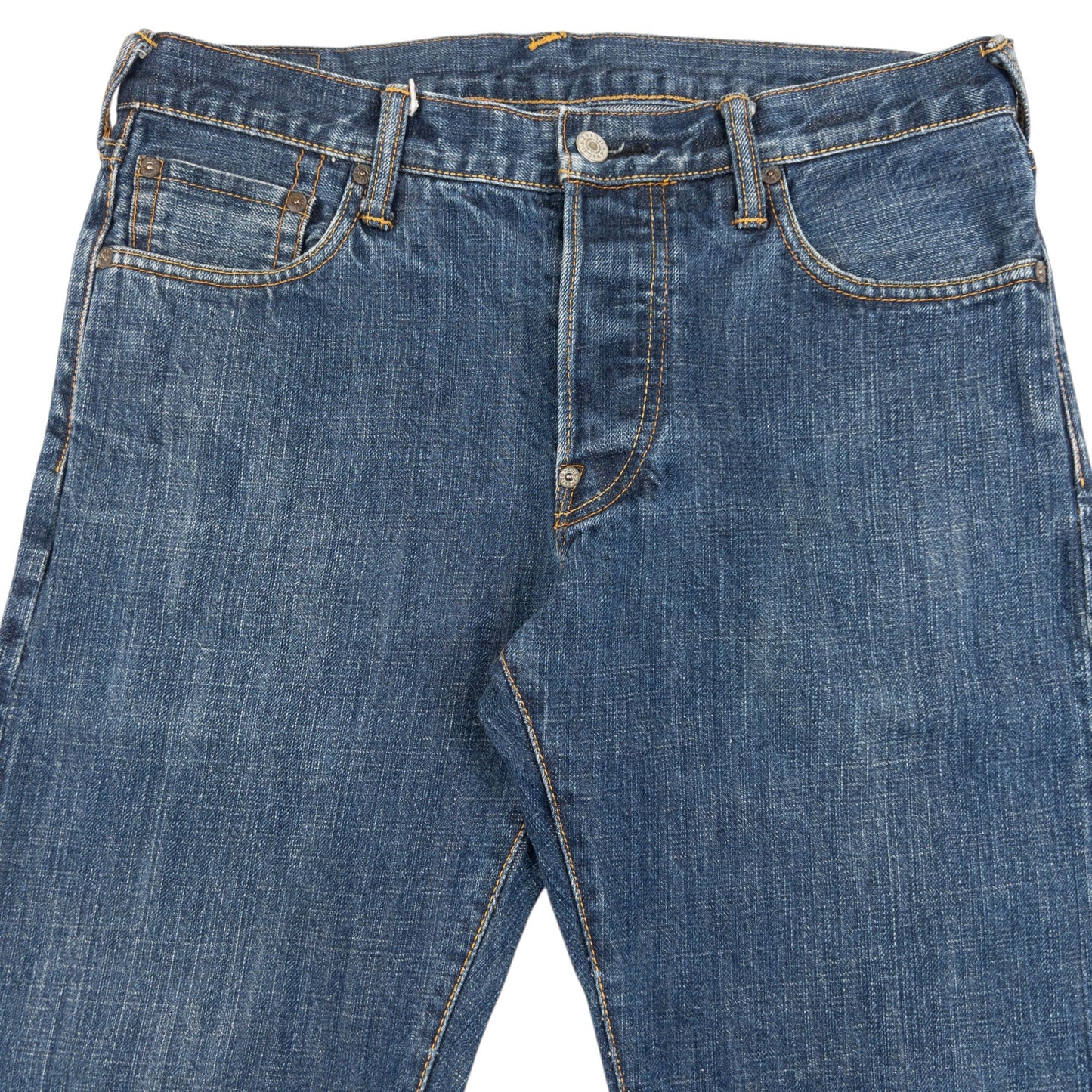 Vintage 2000s Evisu Embroidered Daicock Japanese Denim Jeans Size W32 | W32, Multicoloured