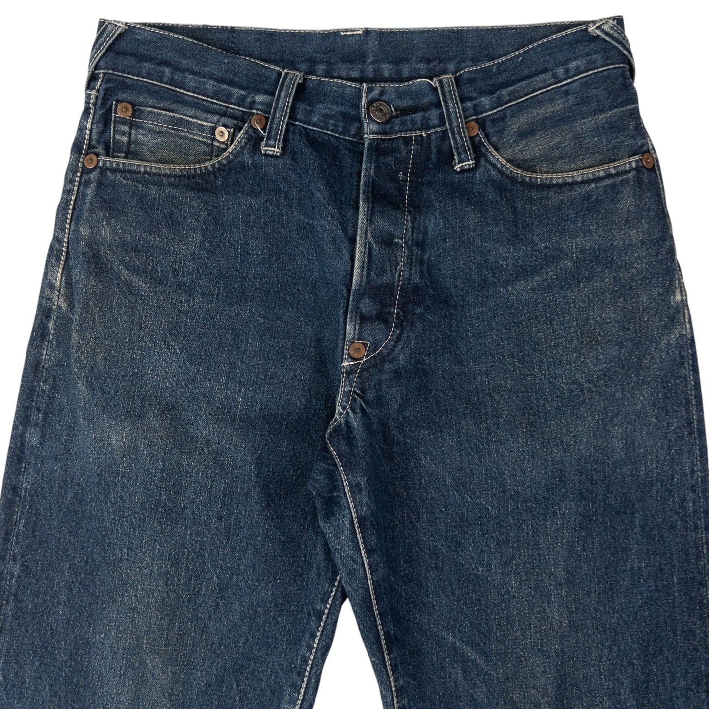 Vintage Evisu Double Gull Bondage Buckle Back Japanese Denim Jeans Size W30