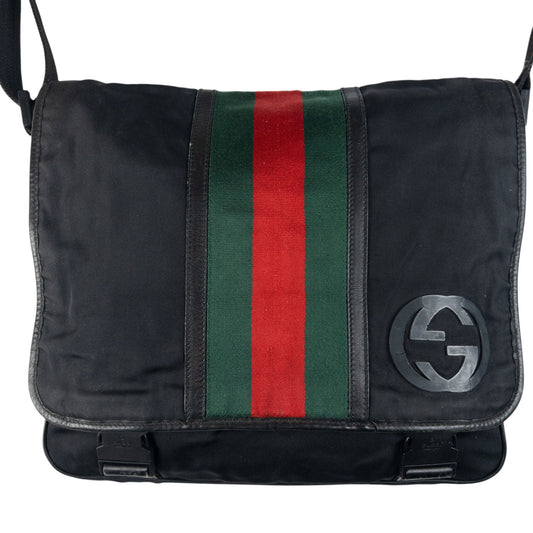 Vintage Gucci Messenger Crossbody Bag