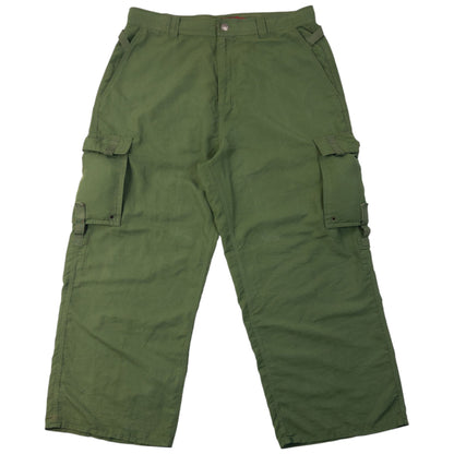 Vintage 90s Oakley Lightweight Cargo Trousers Size W35 | W35, Green
