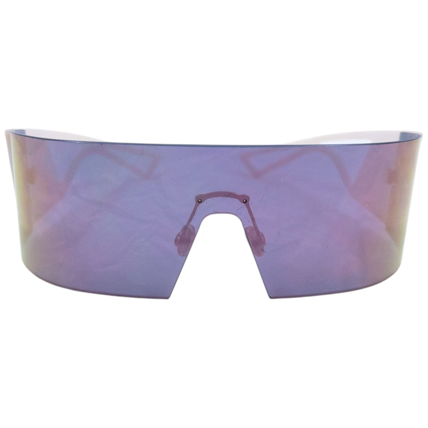 Vintage Dior KALEIDIORSCOPIC Shield Sunglasses | O/S, Iridescent