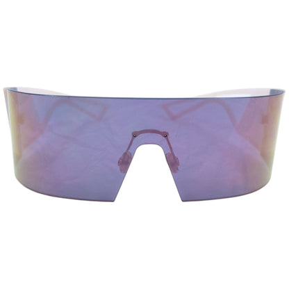 Vintage Dior KALEIDIORSCOPIC Shield Sunglasses | O/S, Iridescent
