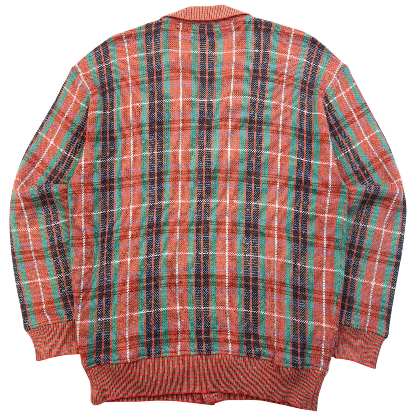 Vintage 80s Issey Miyake MEN Knit Cardigan Size S | Small, Red