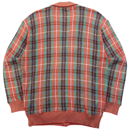 Vintage 80s Issey Miyake MEN Knit Cardigan Size S | Small, Red