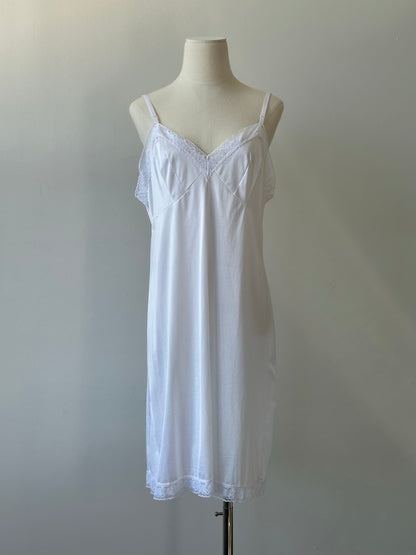 Vintage 1990s Sheer Lace Midi Dress - L