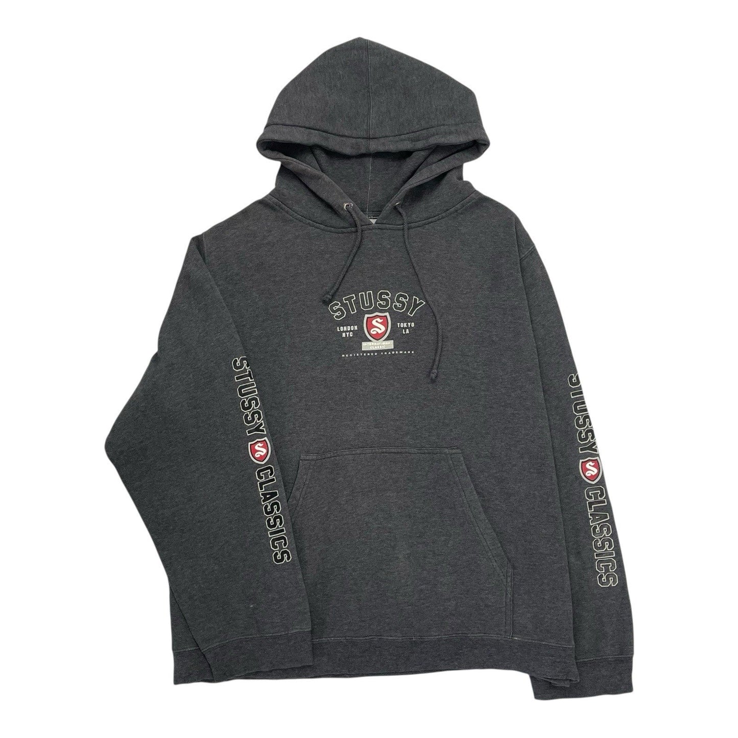 Vintage Stussy Classics Hoodie, Size Medium | Stussy, Grey