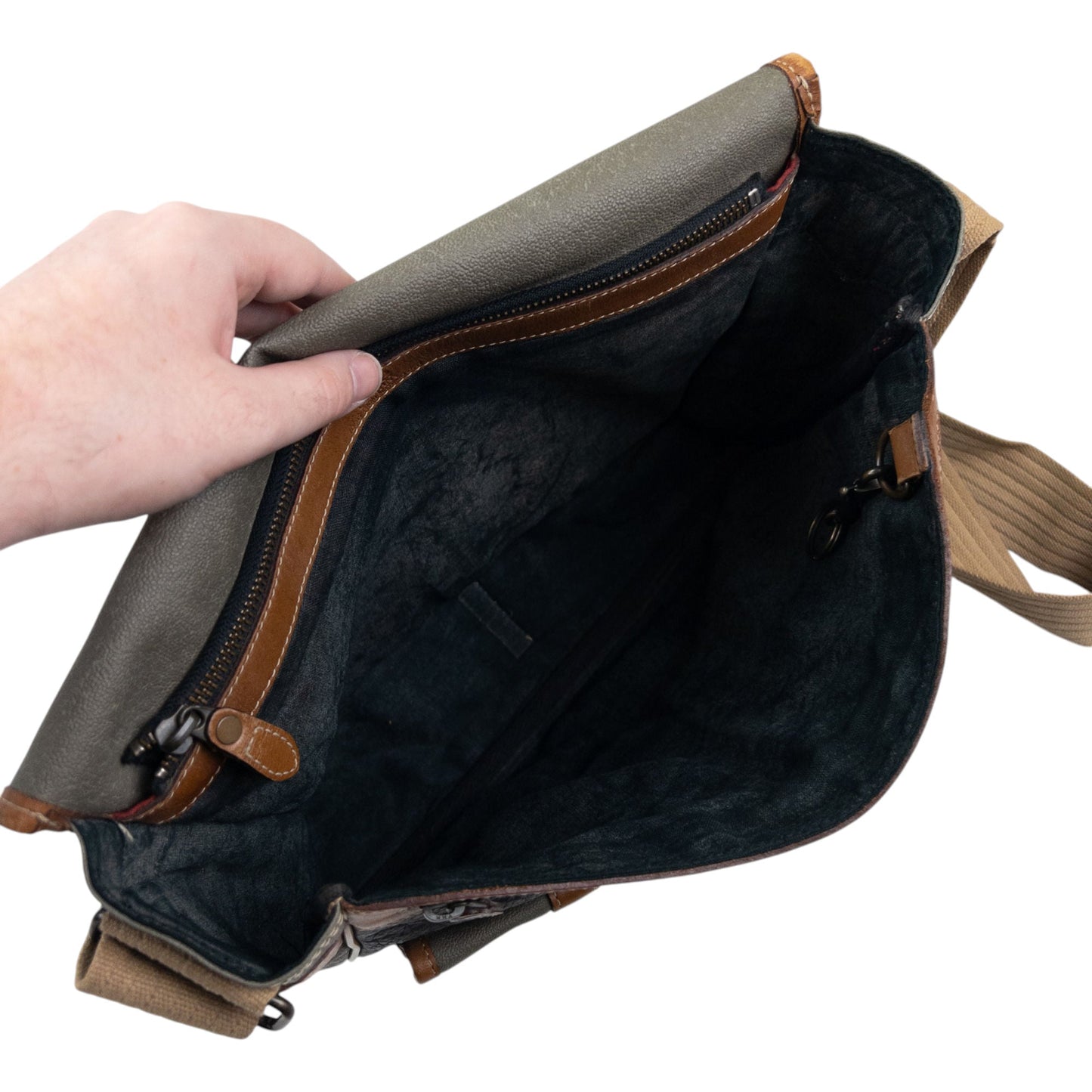 Vintage CP Company Leather Crossbody Bag