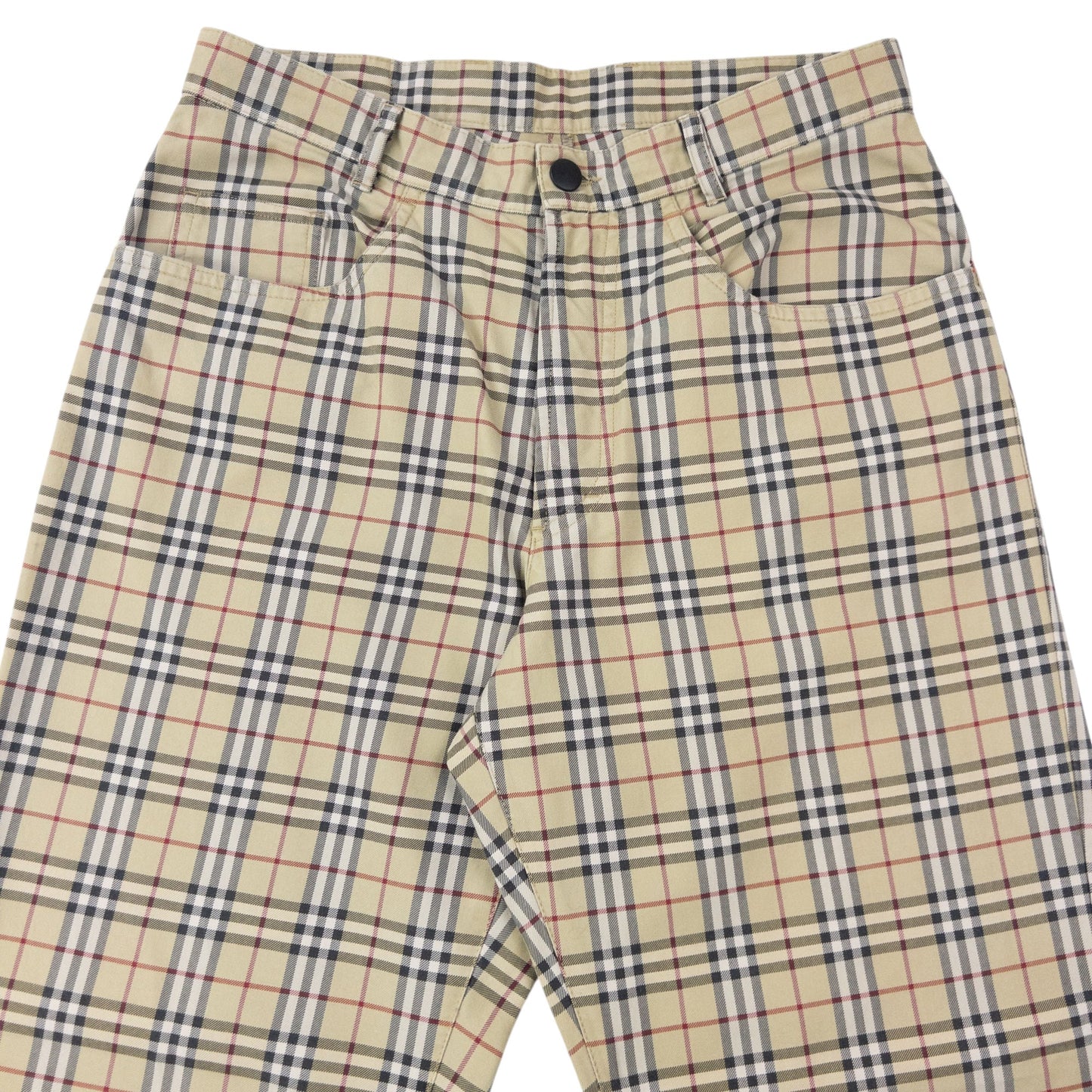 Vintage 2000s Burberry Nova Check Trousers Size W29 | W29, Beige