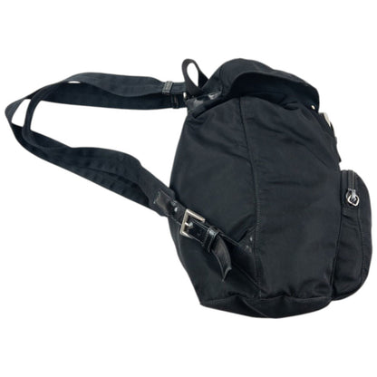 Vintage 2000s Prada Bucket Backpack | O/S, Black