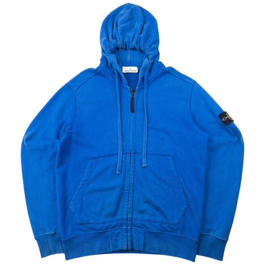 Vintage Stone Island Zip Up Hoodie Size L