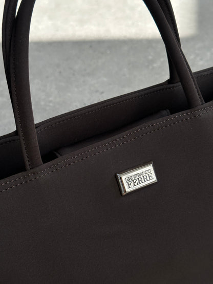 Gianfranco Ferre 2000s Logo Shoulder Bag