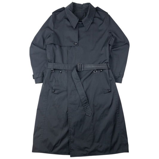 Vintage 2000s YSL Yves Saint Laurent By Tom Ford Belt Waist Trench Coat Size L | Large, Black