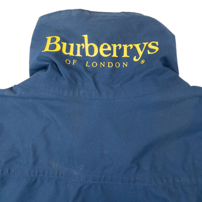 Vintage 90s Burberry Zip Up Jacket Size XL | XL, Blue