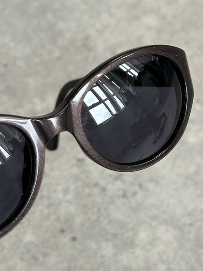 Armani 1990s Oval Logo Sunglasses