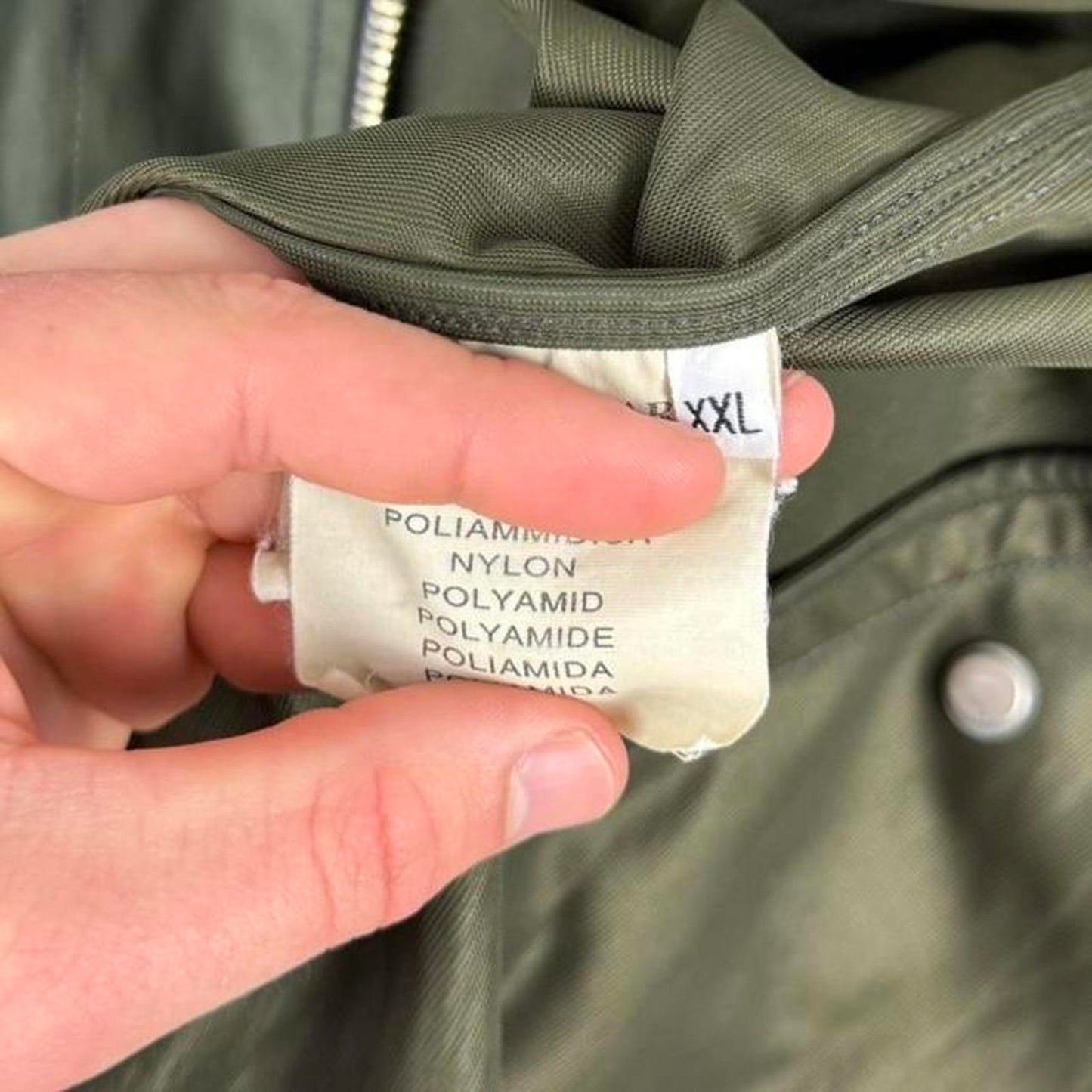Stone Island Nylam Jacket – Olive Green (XXL) | XXL, Green
